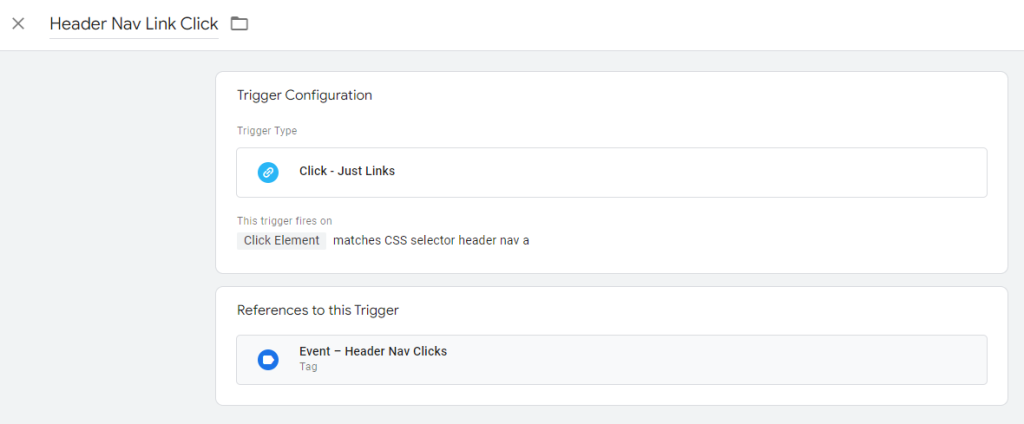 Google Tag Manager Trigger